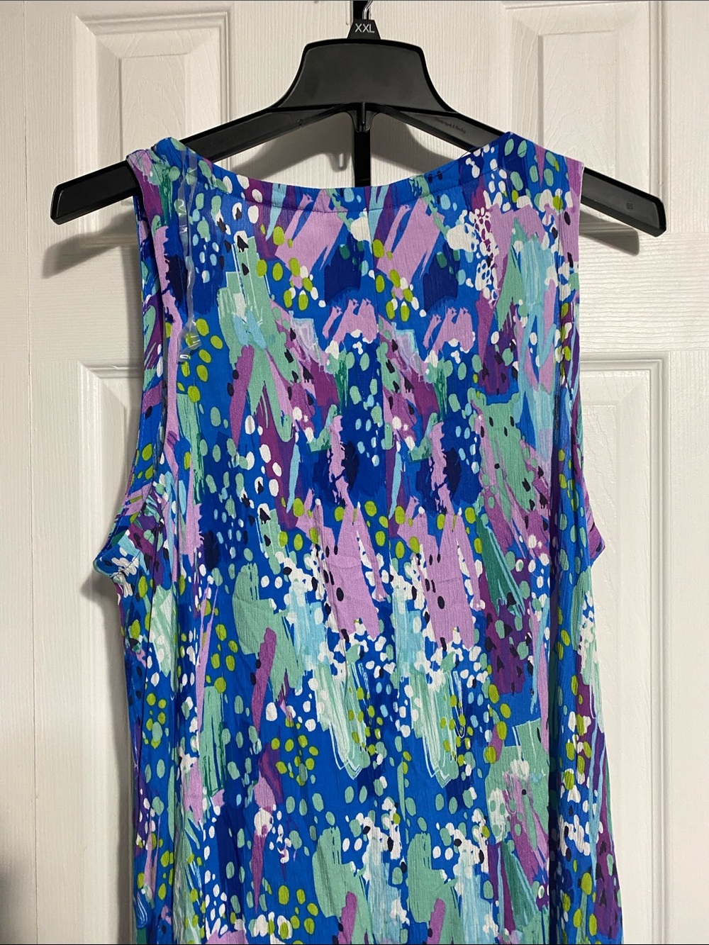 Water Lily NWT casual princess blue lightweight gauze summer beach dress size 1X - Picture 5 of 16